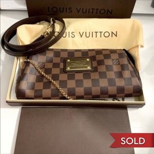 Authentic Louis Vuitton Eva crossbody